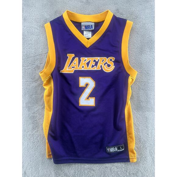NBA Los Angeles Lakers Lonzo Ball #2 Purple Jersey Youth Large (10) - Picture 2 of 6